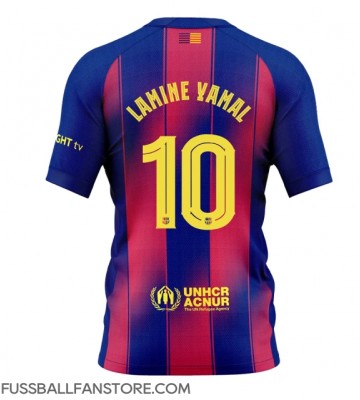 Barcelona Lamine Yamal #10 Replik Heimtrikot 2025-26 Kurzarm